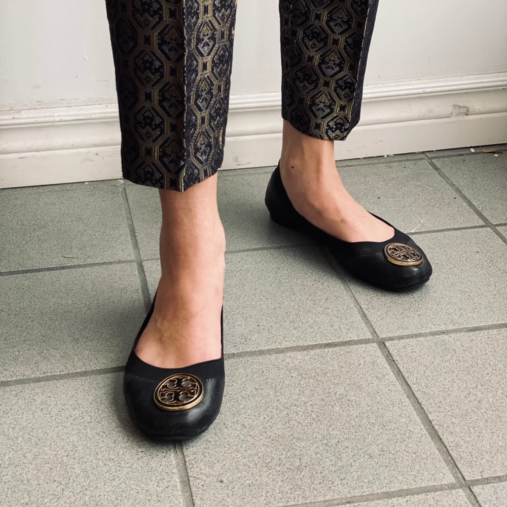 Tory Burch ballerina flats - black size 6.5/7